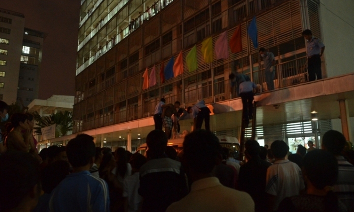 TP.HCM: Người đàn ông nhảy từ tầng 7 bệnh viện xuống đất